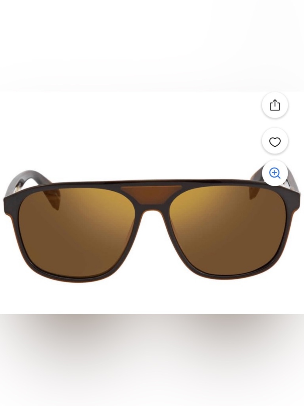 Rag & Bone Brown Pilot Sunglasses RNB5026/G/S NWOT